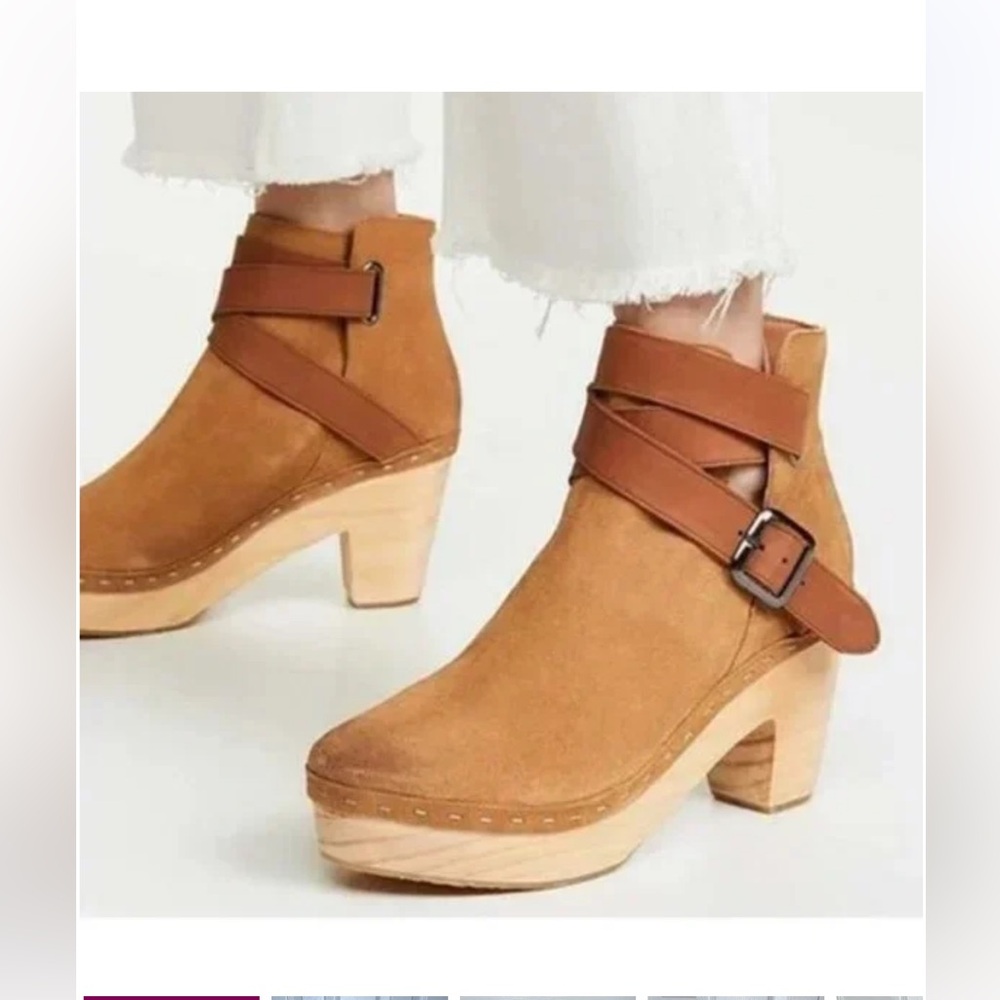 Free People - Bungalow Clog Boot - size 36/6 us